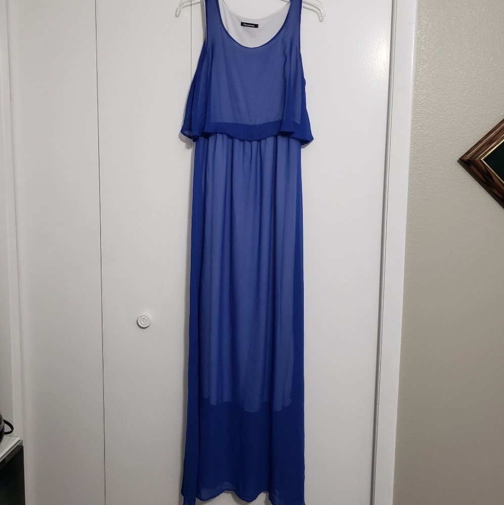 4/$25 Caramela blue maxi dress